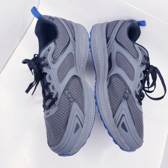 Skechers Gray Go Run Consistent Sneakers Running Shoes Trainers Mens Size 8 Wide - Picture 8 of 14